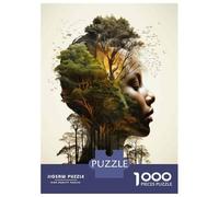 Puzzle Per Adulti 1000 Pezzi Nature's Harmony Forests in Profile Puzzle Per Adulti Gioco Pratico Vacanza A Casa Passatempo Gioco Stimolante Regali 52x38cm/1000pcs