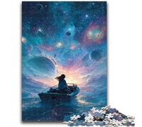 Puzzle per adulti 1000 pezzi "Nave dei sogni" per adolescenti, giocattoli educativi antistress, regali per amici e familiari (38x26cm)