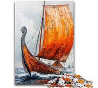 Puzzle per adulti 1000 pezzi Nave pirata Divertimento per famiglie Ideale come regalo per tutta la famiglia dai 14 anni in su 50x75cm