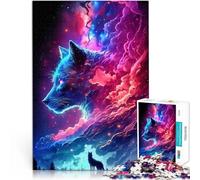 Puzzle per adulti 1000 pezzi nebbia animale Wolfshand concorso di velocità 50 x 75 cm Promuove l'amore tra coppie per adolescenti dai 14 anni in su