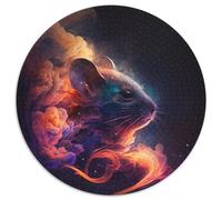 Puzzle per adulti 1000 pezzi Nebulosa del topo Puzzle rotondo 1000 pezzi Serata di giochi in famiglia, Decorazione per la casa e Regalo per allenare la mente 67,5x67,5 cm
