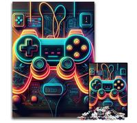 Puzzle per adulti 1000 pezzi Neon Game Puzzle per adulti Rompicapo ad alta difficoltà per adolescenti 26X38cm / 10,23x14,96 pollici