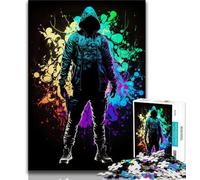 Puzzle per adulti 1000 pezzi Neon Newage Assassin Teenager Puzzles, gioco stimolante ideale come regalo per tutta la famiglia (dimensioni 75x50cm)