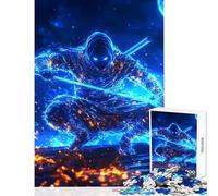 Puzzle per adulti 1000 pezzi Neon Shadow Assassin Decorazione per la casa Giocattoli Ottimi regali e giocattoli Gioco per famiglie Migliorare l'amore tra coppie Dimensioni 38x52cm