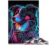 Puzzle per adulti 1000 pezzi Neon War Dogs Difficile puzzle duro per è ideale come regalo per tutta la famiglia 50 x 74,9 cm per 14 anni