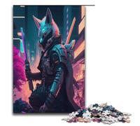 Puzzle per adulti 1000 pezzi Neon Warrior Puzzle Giochi Giocattoli Regalo Adatto per la decorazione del desktop 1000 pezzi (38x26 cm)