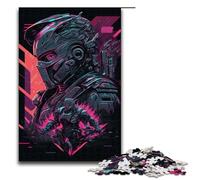 Puzzle per adulti 1000 pezzi Neon Warrior Puzzle in legno per bambini Gioco educativo 1000 pezzi