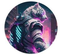 Puzzle per adulti 1000 pezzi Neon Warrior Puzzle interattivo da 1000 pezzi per famiglie, decorazione fai da te per la casa, rompicapo stimolante, regalo 67,5x67,5 cm