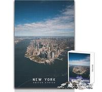 Puzzle per adulti 1000 pezzi New York Gioco educativo per famiglie Antistress Regalo per compleanni Dimensioni 50x75cm