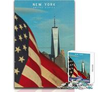 Puzzle per adulti 1000 pezzi New York Gioco educativo per famiglie Antistress Regalo per compleanni Dimensioni 50x75cm