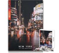 Puzzle per adulti 1000 pezzi New York Gioco stimolante Giocattoli Decorazione per la casa Giocattoli antistress Dimensioni 38x52cm