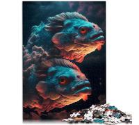 Puzzle per adulti 1000 pezzi Nuvola da sogno Pesci Decorazione per la casa Puzzle Giocattoli Regalo di compleanno di Natale 14,96 "x 20,47" per adolescenti da 14 anni e oltre