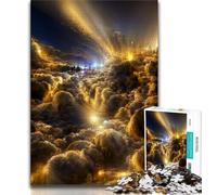 Puzzle per adulti 1000 pezzi Nuvole colorate da sogno Puzzle da 1000 pezzi antistress per trascorrere il tempo libero Interazione genitore-figlio 26x38cm