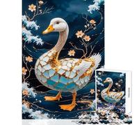 Puzzle per adulti 1000 pezzi Oca Kintsugi Art Toy Decorazione da parete Regali per donne e uomini Gioco pratico Migliora l'amore tra coppie Dimensioni 38x26cm