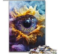 Puzzle per adulti 1000 pezzi "Occhi di girasole" Puzzle da 1000 pezzi per adulti Adatto per compleanni, Halloween, Ringraziamento, Pasqua (dimensioni 50x75cm)
