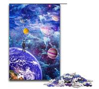 Puzzle per adulti 1000 pezzi Oltre il nostro mondo. Ogni pezzo è unico. Gioco stimolante e divertente per tutta la famiglia. 75x50 cm.