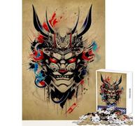 Puzzle per adulti 1000 pezzi Oni Samurai No Decorazione per la casa Giocattoli Idee regalo Gioco rompicapo Migliora l'amore tra coppie Dimensioni 50x75cm