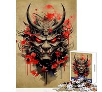 Puzzle per adulti 1000 pezzi Oni Samurai No Decorazione per la casa Giocattoli Regalo Compleanno Giochi divertenti Migliorare l'amore tra coppie (dimensioni 50x75cm)