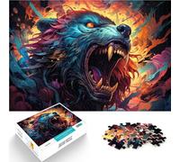 Puzzle per adulti, 1000 pezzi, orso biomeccanico, decorazione per la casa, giocattolo puzzle rafforza l'amore tra coppie per adolescenti dai 14 anni in su, 26 x 38 cm