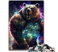 Puzzle per adulti 1000 pezzi Orso cosmico Giocattoli educativi di apprendimento Giochi per famiglie Migliora l'amore tra coppie 50x75cm