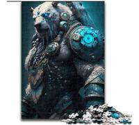 Puzzle per adulti 1000 pezzi Orso del silenzio in cartone, dimensioni 26x38cm, regalo per sfida mentale, attività educativa per adolescenti