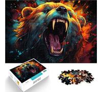 Puzzle per adulti 1000 pezzi Orso DIY Puzzle Toys 50 x 75 cm per è ideale come regalo per tutta la famiglia per adolescenti di 14 anni e più
