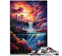 Puzzle per adulti 1000 pezzi paesaggi di fama mondiale apprendimento puzzle educativo regali di compleanno per adolescenti di 14 anni e oltre 26 x 38 cm