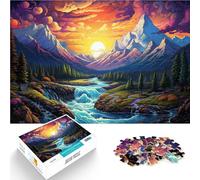 Puzzle per adulti 1000 pezzi Paesaggi di montagna fantastici gioco stimolante decorazione per la casa unica e regali per adolescenti dai 14 anni e oltre 26 x 38 cm