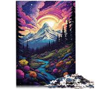 Puzzle per Adulti 1000 pezzi Paesaggi di Montagna Strani Giocattoli educativi 26x38cm Gioco stimolante e gioco familiare per i 14 anni e più
