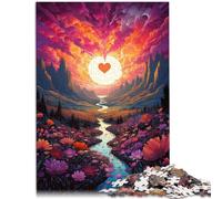 Puzzle per adulti, 1000 pezzi, paesaggi essenziali dell'amore, il puzzle adatto a tutta la famiglia, 26 x 38 cm