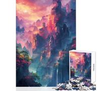 Puzzle per adulti 1000 pezzi paesaggio cinese montagna giocattolo educativo ottimo regalo per giochi educativi allena il tuo cervello e le tue mani dimensioni 38x52cm