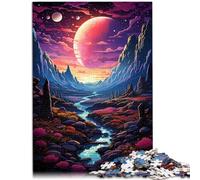 Puzzle per adulti 1000 pezzi paesaggio cosmico impegnativo gioco regali 26 x 38 cm adatto come decorazione da scrivania per 14 anni