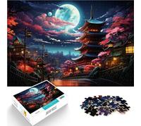 Puzzle per adulti, 1000 pezzi, paesaggio d'arte giapponese, 26 x 38 cm, collezione di artisti, belle arti per adolescenti dai 14 anni in su