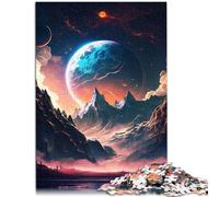 Puzzle per Adulti 1000 pezzi Paesaggio dell'alba del pianeta Giocattoli educativi Giochi di Famiglia 26x38cm Migliorare l'amore Tra Le Coppie