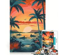 Puzzle per adulti 1000 pezzi Paesaggio delle Isole Galapagos, Giocattolo educativo, Per passare il tempo durante le vacanze, Regalo di Natale e compleanno 38x26cm