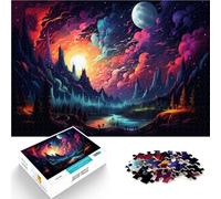 Puzzle per adulti 1000 pezzi Paesaggio Fantastico Il Puzzle Regalo di Compleanno, Regali, Arte Murale 19,7 "x 29,5" Adatto per adolescenti da 14 anni e più