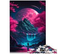 Puzzle per Adulti 1000 pezzi Paesaggio Giapponese Gioco Stimolante Giocattoli Allenare Il Tuo Cervello e le Mani 19,7 "x 29,5" per Adolescenti da 14 Anni e oltre