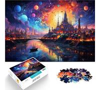 Puzzle per adulti 1000 pezzi paesaggio giochi giocattolo regalo 26 x 38 cm. Aiuta il cervello ad addestrare giocattoli avvincenti e promuovere la pazienza