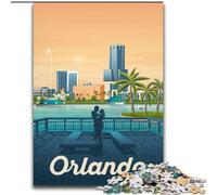 Puzzle per adulti 1000 pezzi Paesaggio urbano di Orlando Giocattoli educativi Giochi per famiglie Migliora l'amore tra coppie (50x75cm) 1000 pezzi