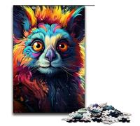 Puzzle per adulti 1000 pezzi PaintingColorArtAnimals Puzzle impossibile Gioco per famiglie Antistress Sfida difficile 75x50cm