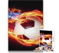 Puzzle per adulti 1000 pezzi Palla di fuoco Colorato Gioco impossibile Taglio di precisione Regali di Babbo Natale segreto Dimensioni 50x75cm