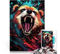 Puzzle per adulti 1000 pezzi Panda Roux arrabbiato difficile e sfida per è ideale come regalo per tutta la famiglia 26 x 38 cm
