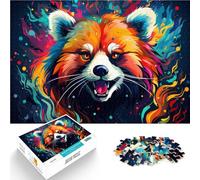 Puzzle per adulti 1000 pezzi Panda Roux difficile e sfida 50 x 75 cm Adatto per la decorazione dell'ufficio per adolescenti dai 14 anni in su