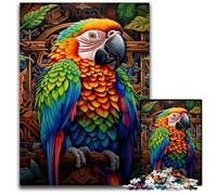 Puzzle per adulti 1000 pezzi Pappagallo Art Puzzle impossibili per adulti Ideale per divertimento in famiglia, relax e regali per le feste 50x75CM/19,68x29,52 pollici