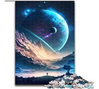 Puzzle per adulti 1000 pezzi Paradiso planetario in legno, regalo divertente e attività per la casa 50x75cm Festa di compleanno per uomini e donne