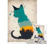 Puzzle per adulti 1000 pezzi passerelle cittadine decorazioni per la casa giocattoli regali di compleanno gioco rompicapo allena il cervello e le mani dimensioni 38x26cm