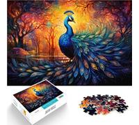 Puzzle per adulti 1000 pezzi pavone il puzzle 50 x 75 cm decorazione da parete unica compleanno adolescente dai 14 anni in su