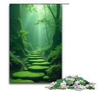 Puzzle per adulti 1000 pezzi Percorso nella foresta profonda Puzzle impossibile Gioco per famiglie Antistress Sfida difficile 1000 pezzi (75x50 cm)