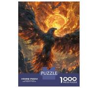Puzzle Per Adulti 1000 Pezzi Phoenix And Sun Puzzle Per Adulti Gioco Pratico Decorazione Perfetta Regali Unici Per Compleanno E Natale 52x38cm/1000pcs