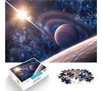 puzzle per adulti 1000 pezzi Pianeti astratti Fatto di cartone per e da 14 anni in su Giochi rilassanti Migliorare l'amore tra le coppie misurare：38x52cm